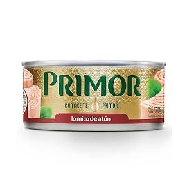 Conserva PRIMOR Lomito de atún en aceite vegetal Lata 170Gr