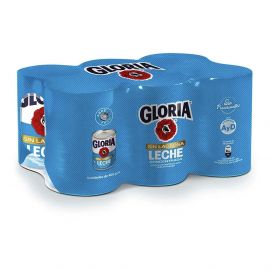 Leche Evaporada GLORIA Sin Lactosa Paquete 6un Lata 400g