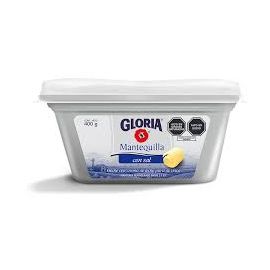 Mantequilla GLORIA con sal pote 400gr