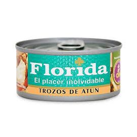 Trozos de Atún FLORIDA en Aceite Vegetal Lata 140g